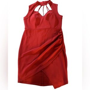 Curvy Burgundy dress size 0X